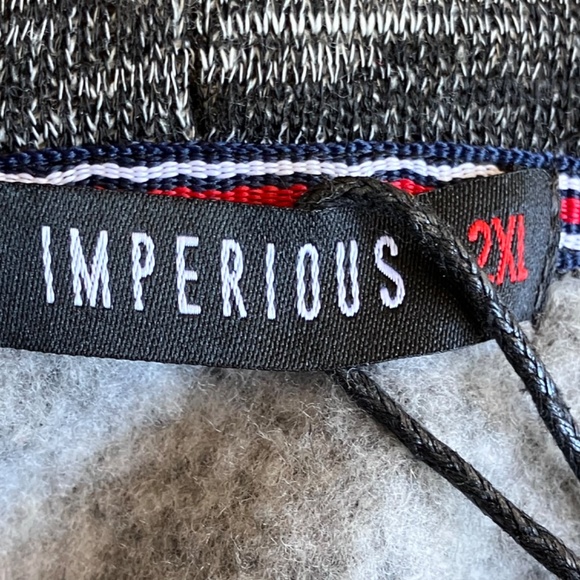 Gray long sleeve medium long hooded open front cardigan - Picture 10 of 10